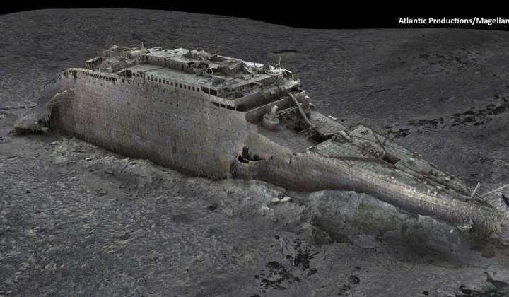 First full 3-D digital scan of Titanic provides new details about 111-year old wreck