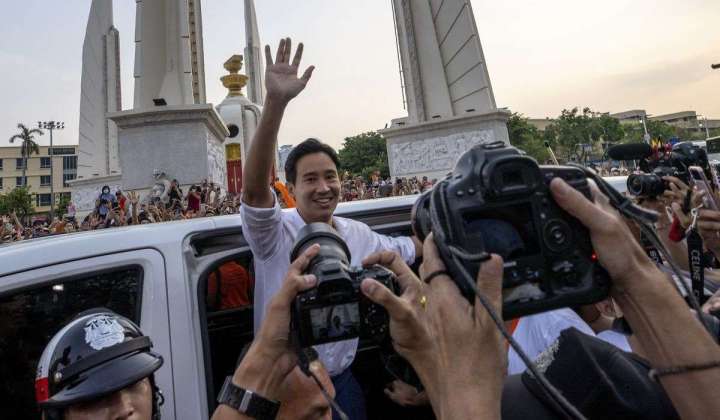 New star Pita seeks to seize the moment as voters rebuke Thailand’s military rulers