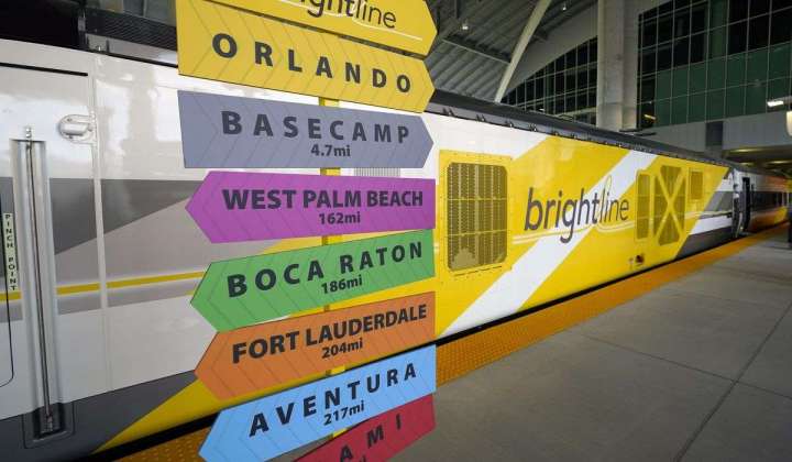 Florida mayors celebrate completion of higher-speed rail line connecting state