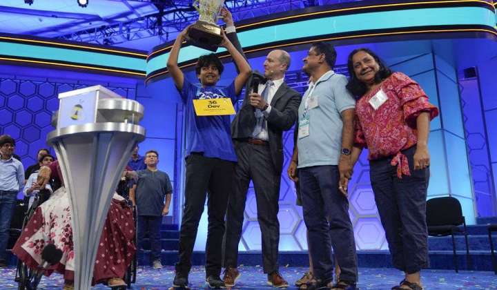 National Spelling Bee champ Dev Shah goes from ‘despondent’ to soaking up the moment