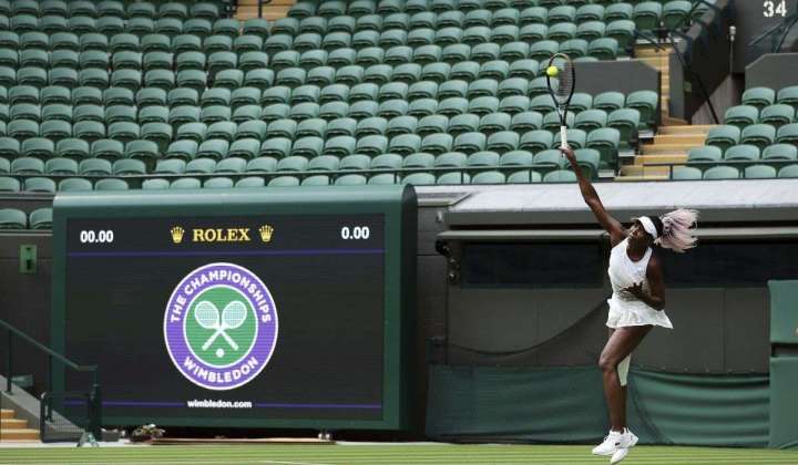 Venus Williams will begin her 24th Wimbledon appearance against Elina Svitolina