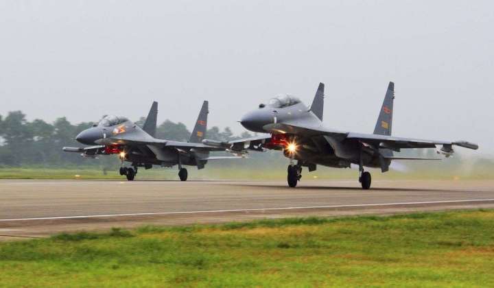 China sends aircraft and vessels toward Taiwan days after U.S. approves $500-million arms sale