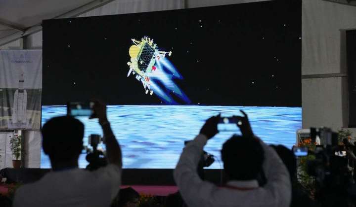 India makes history with landing near moon’s South Pole