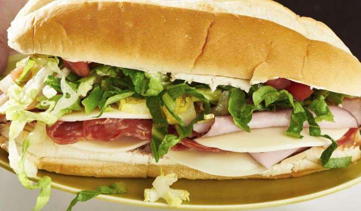 Just in time for fall, football and tailgating: Overstuffed sub sandwiches
