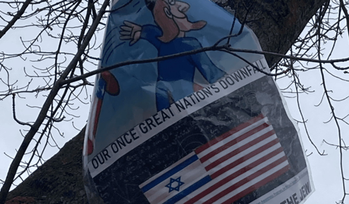 ‘Antisemitic garbage’: Anti-Jewish poster found hanging outside GOP Rep. Walberg’s office