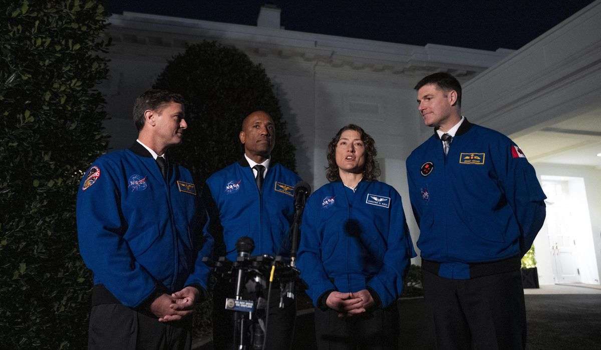 Biden hosts four NASA astronauts, the first crew aiming to fly around the moon in a half-century
