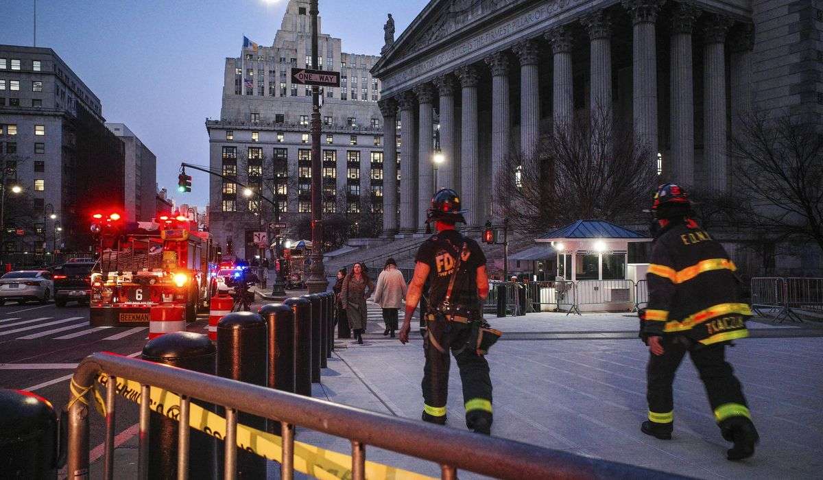 Man arrested for setting fire to court papers inside N.Y. courthouse hosting Trump civil trial