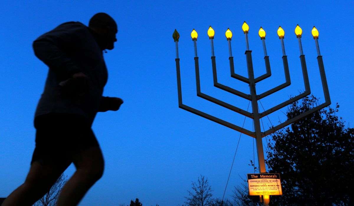 Menorah vandalized outside Montgomery County synagogue ahead of Hanukkah
