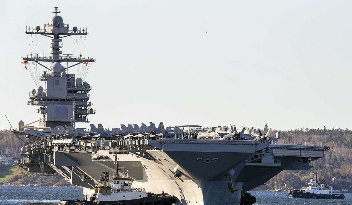 Pentagon orders U.S. aircraft carrier to remain in Mediterranean Sea near Israel