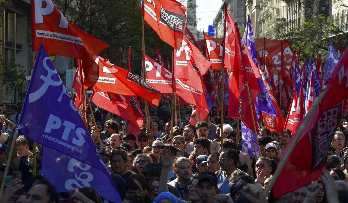 Thousands take to the streets to protest austerity measures of Argentina’s new President Milei