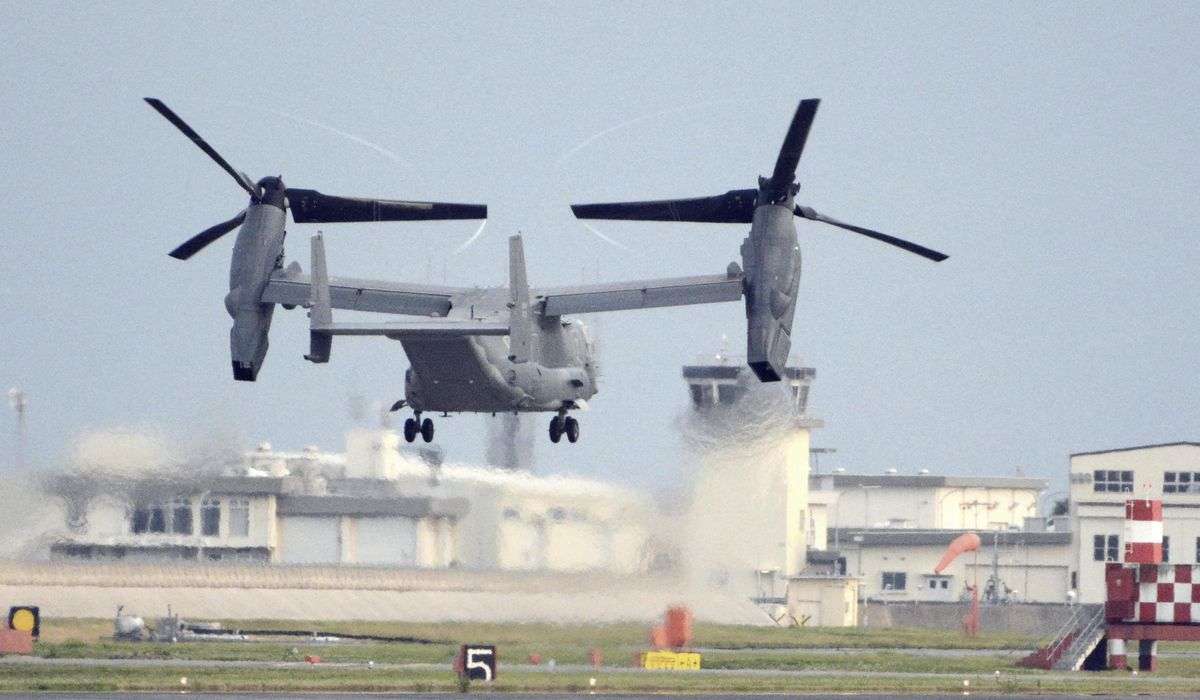 U.S. military grounds entire Osprey fleet following deadly crash off Japan